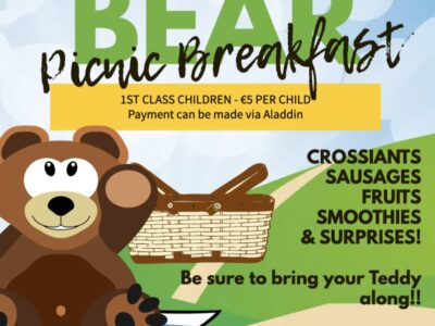 1st Class Teddy Bear’s Picnic Breakfast 20-06-2023