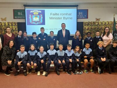 Visit from Minister Thomas Byrne